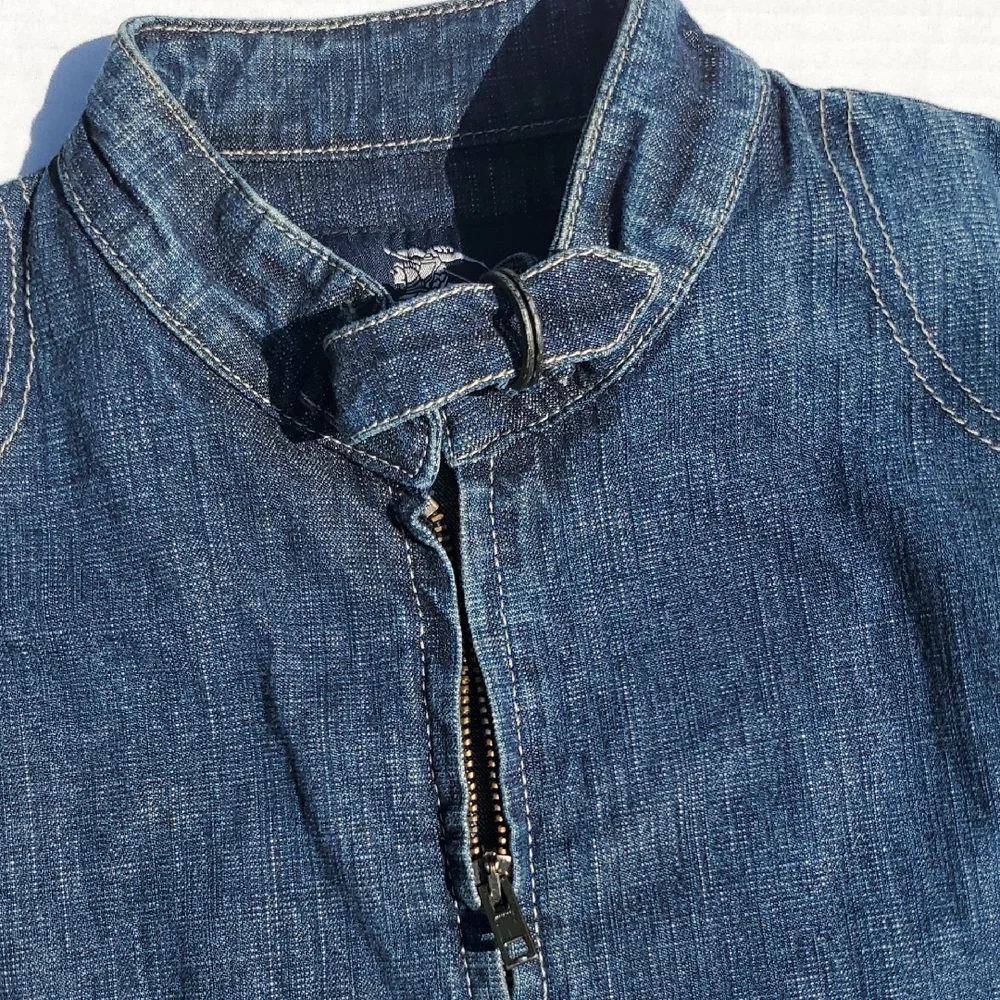 Burberry Girls Blue Denim Jacket Size 12